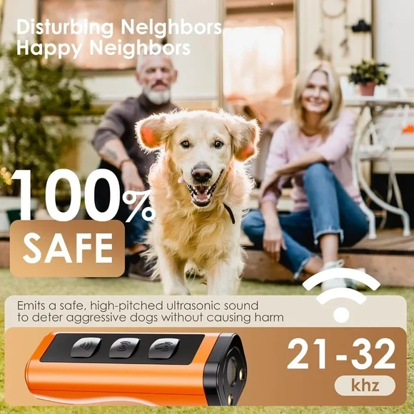 Brand new ultrasonic dog bark training device in box